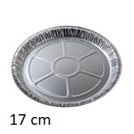 Alum borden laag 17cm.