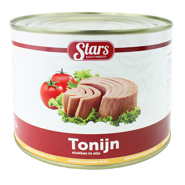 Tonijn in olie blik 1705g