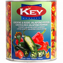 Jalapeno groen en rood 3000g