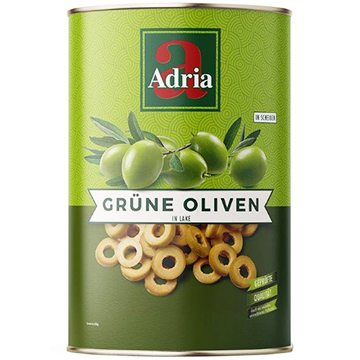Olijven groen gesneden 4250g