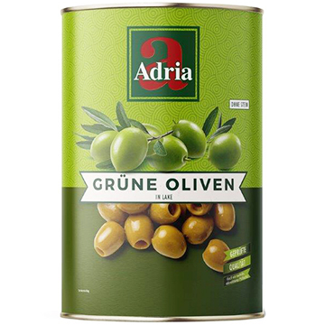 Olijven groen zonder pit 4250g