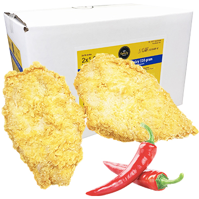 Crunchy filetburger Hot & Spicy 110gr