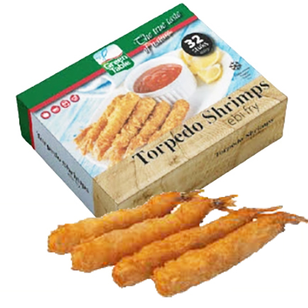 Torpedo Garnalen 800gr