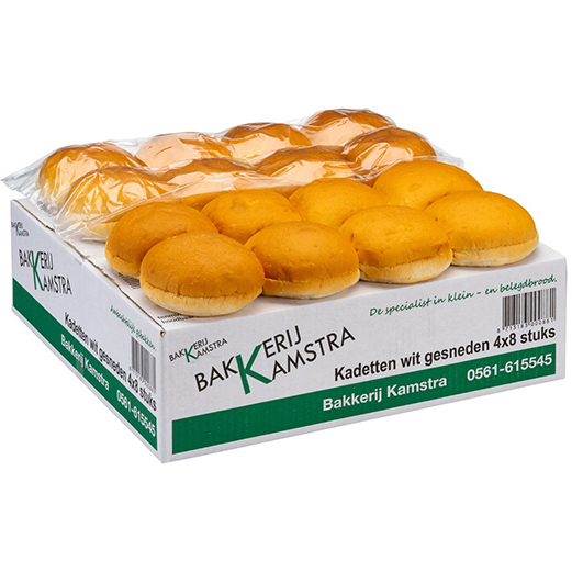 Witte bollen Gesneden