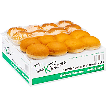 Witte bollen Gesneden