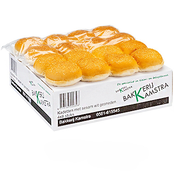 Witte bollen met sesam