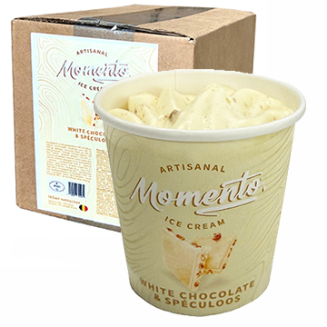 Ice Cream Witte Chocolade-Speculoos