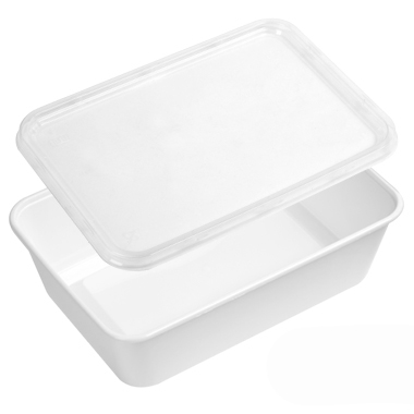 Maaltijdbakken 1kg met deksels