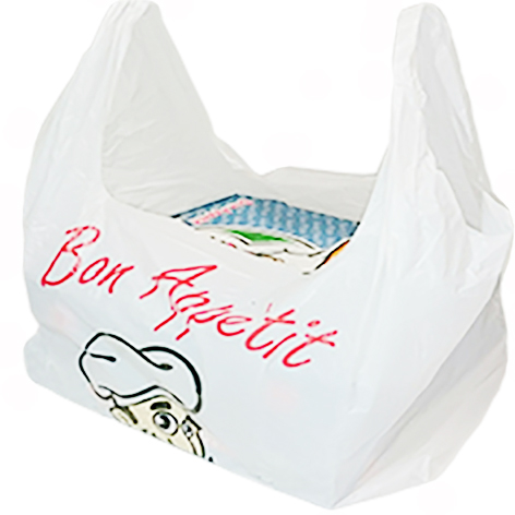 Pizzatassen hemd 40x30x65cm