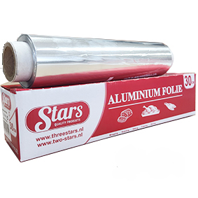 Aluminiumfolie 30cm Stars
