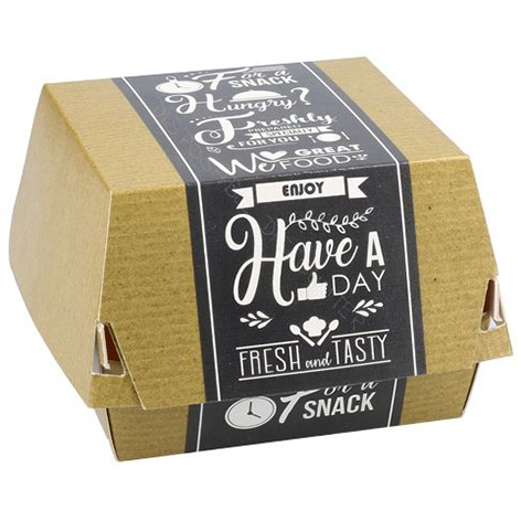 Hamburger box Karton 11cm