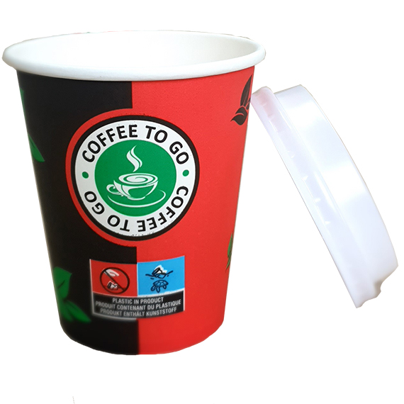 Koffiebekers TO GO met deksels