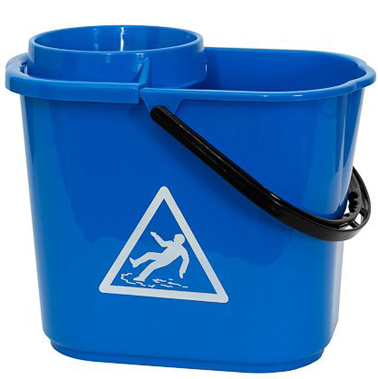 Mop Emmer blauw 14Ltr