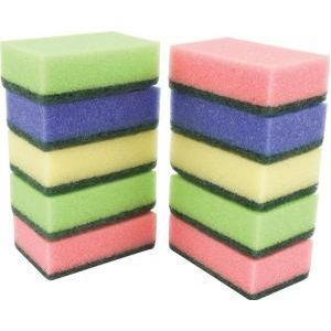 Schuurspons Gekleurd 10×6,5cm