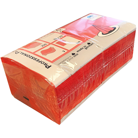Servetten Rood 33×33